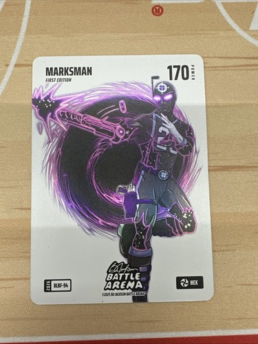 Bo Jackson Battle Arena 2025 Marksman Lauri Markkanen BLBF-94Icon Battlefoil HEX