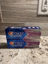 NEW Set of 2 Crest 3D White Advanced Radiant White Toothpaste, 2.4 oz