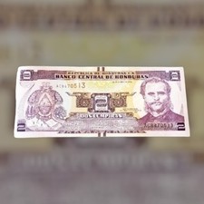 Honduras 2 Lempira Soto Coin – Port of Amapala on Tigre Island – Uncirculated