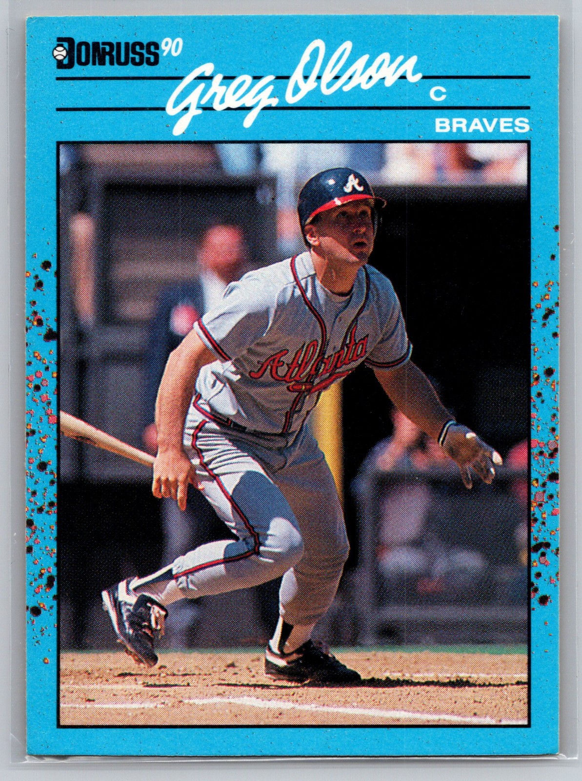 1990 Donruss Best of the NL - Greg Olson #25 (RC)