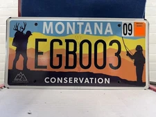 CONSERVATION  2% FOR CONSERVATION  MONTANA LICENSE PLATE
