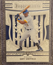 Panini 2024 Crusade Juggernauts Gary Sheffield #23 Milwaukee Brewers Baseball