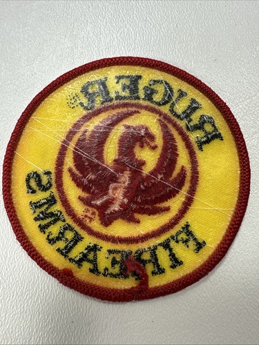 Vintage Hunting Patch - Ruger Firearms - 3 inch Red And Yellow Round - Picture 2 of 3