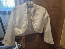 Pearce fionda rozmiar 10 krótkie bolerko debenham projektanci bolerko ślubne