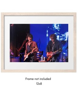 Ronnie Wood Hand Signed Rolling Stones Photo 12x8 Verified COA PSA QO CARD