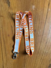 1 porte clés tour de cou brodé  lanyard key holder porte badges montre Breitling