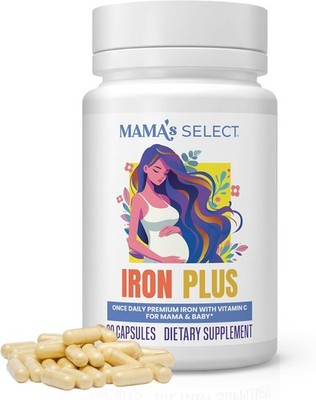 Prenatal Iron Plus 18mg Gentle Non-Constipating Iron with Vitamin C