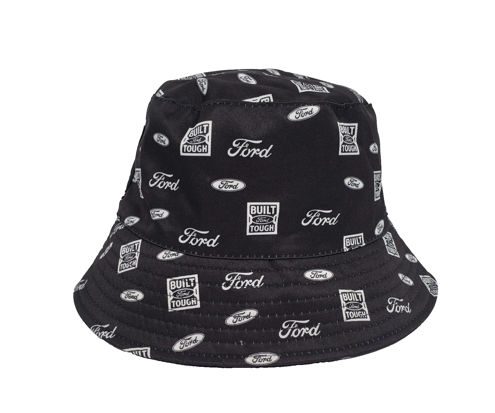 Ford Built Ford Tough Adult One Size One Size Black Reversible Bucket Hat