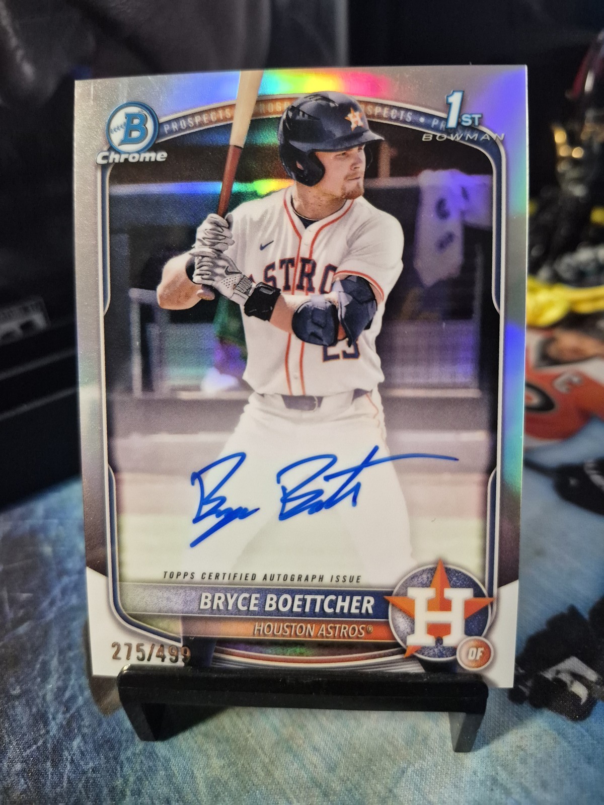 2025 Bowman Chrome #CPA-BB Bryce Boettcher Prospect Autographs Refractor #/499