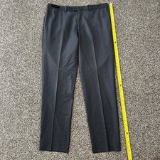 Ted Baker Jefferson Pant Endurance 34 R 100 Wool Pants Gray Dress Pant