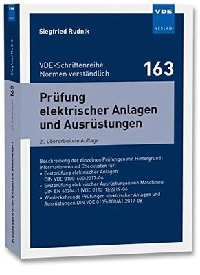 Prüfung elektrischer Anlagen und Ausrüstungen: Buch VDE VERLAG GmbH