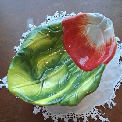 Judy Phipps Kitschy 7'' Radish Dish Dip/Serving Bowl Certified International 