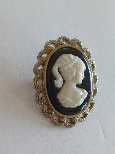 Vintage 1" Cameo Brooch/Pin  - Afbeelding 2 van 8