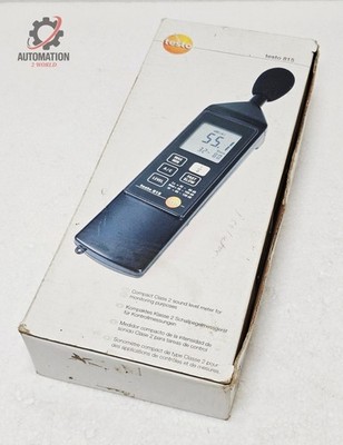 Testo 815 Digital Sound Level Meter Decibel dB Audio Noise Tester 0563 8155
