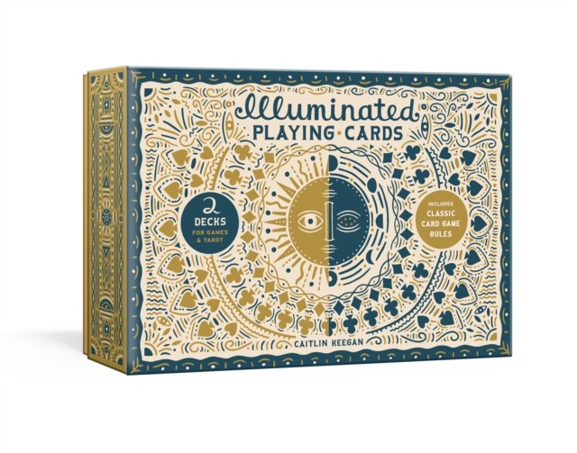 Illuminated Playing Card Set Two Decks with Game Rules by Caitlin Keegan (Cards)