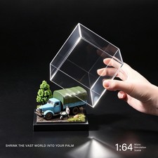 1/64 Model Car Display Case Storage Box Showcase