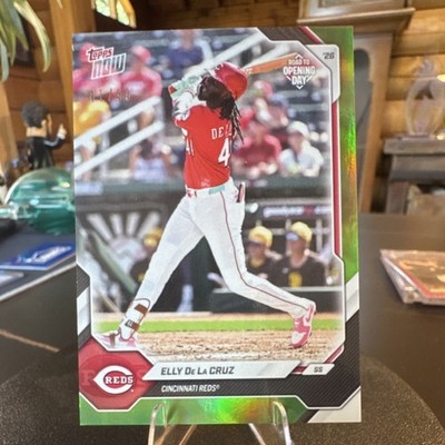 Topps Now 2026 Road to Opening Day Elly De La Cruz Reds RARE Green ONE of 99