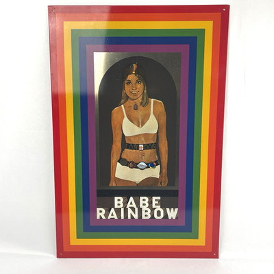 Peter Blake Babe Rainbow 1968 Screenprint on Tin Dodo Designs Pop Art 17.5 x 26