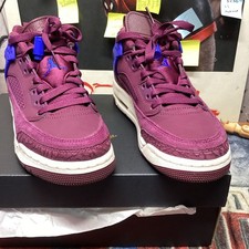 Jordan Spizike Low GS Air Jordan Low Top Purple/Blue/White Boys 5.5Y