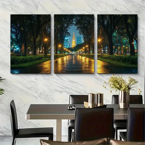Lot De 3 Tableaux Métal Premium - Scène Romantique Homme Enlaçant Femme, Prêt à Accrocher, Style Art Déco