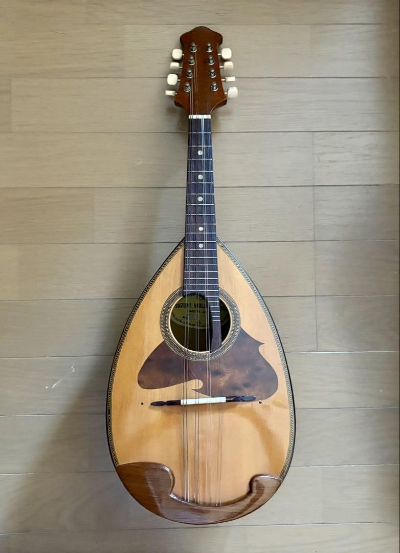 美品 スズキ バイオリン マンドリン No.228 1969 Suzuki Mandolin No.228 Vintage 1969 Japan Made with Hard