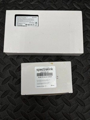 Spectralink Polycom GCQ100 Quad Charger w/PS - LTB100 BPL300 6020 NEW WITH ACS