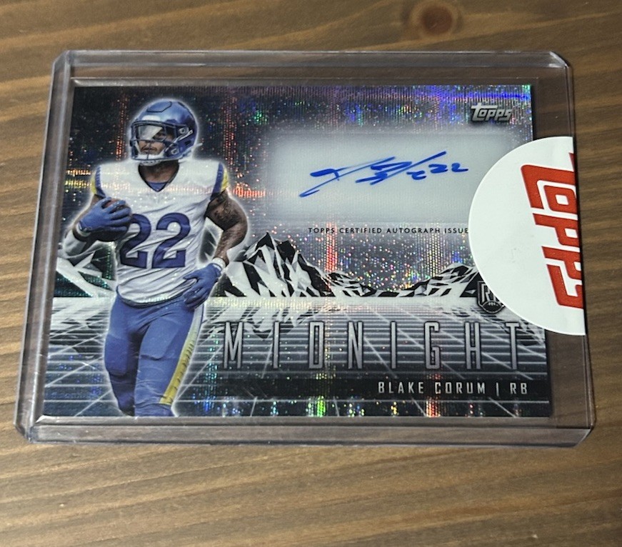 2024 Topps Midnight Blake Corum Horizon Signatures!
