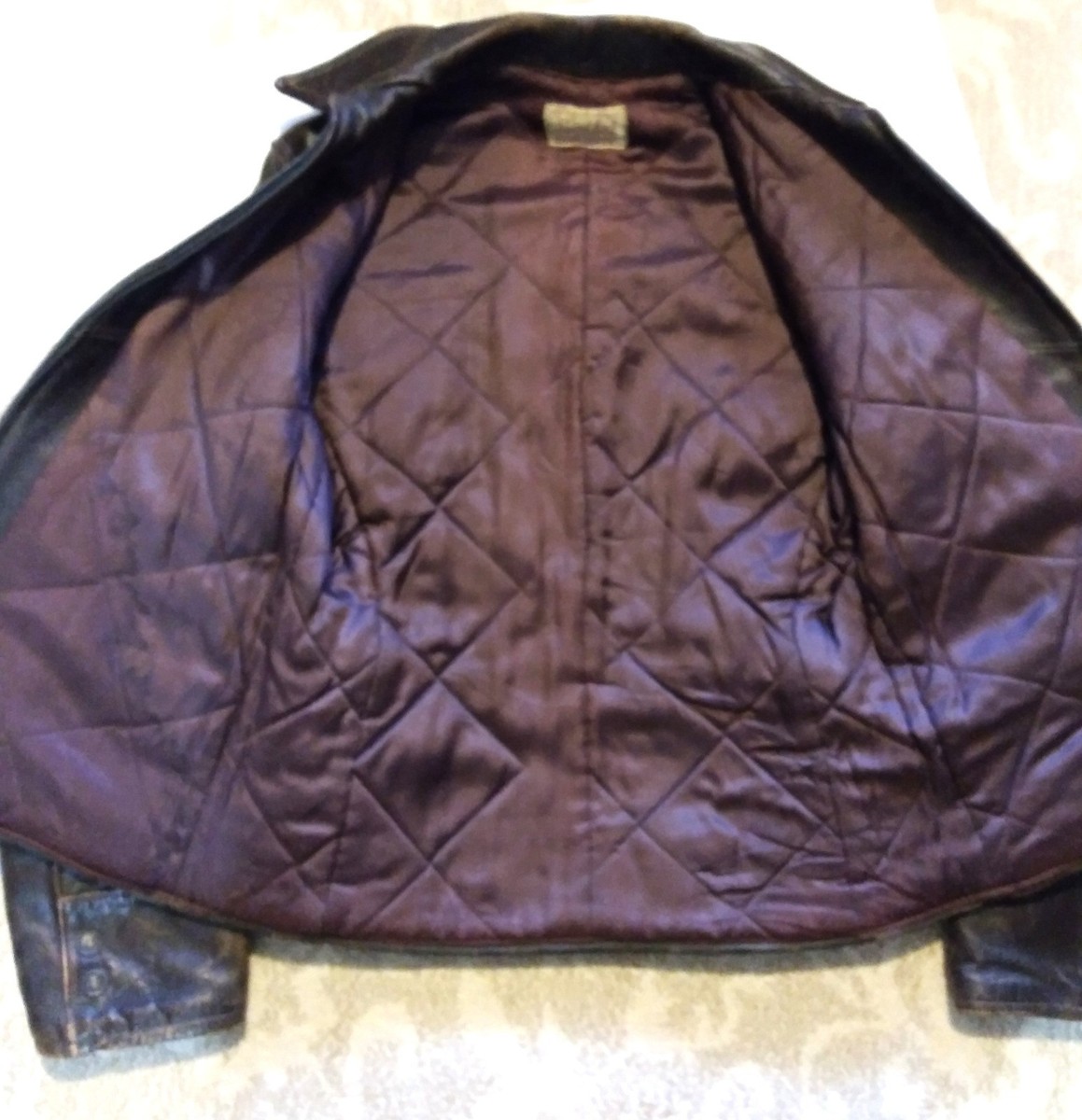 VTG 1940's Sport Jack Horsehide Leather Jacket, FrontQtr Sz 38