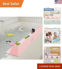Bathroom Splash Guard Play Shelf - Durable Suction Cups