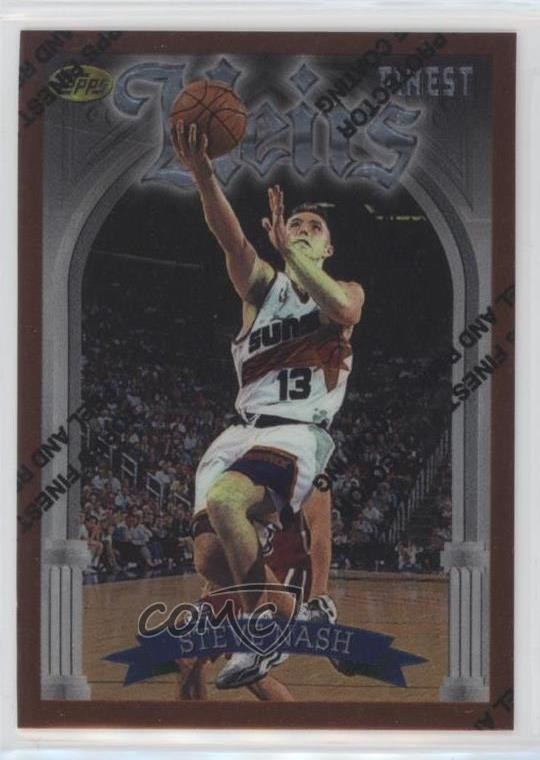 1996-97 Topps Finest Common Bronze Steve Nash #217 Rookie RC HOF