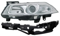 Scheinwerfer Links FüR Renault Megane 2 2006-2008 H1 H7 + LWR Stellmotor