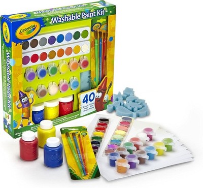 Crayola abwaschbares Kindermalset 40 Teile Kunst & Basteln