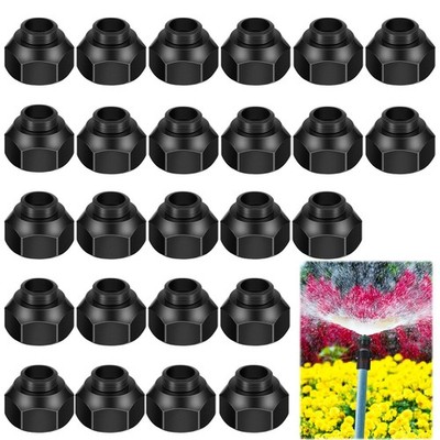 25pcs Shrub Head Sprinkler Adapter Adjustable Irrigation Thread Adapter Witho...