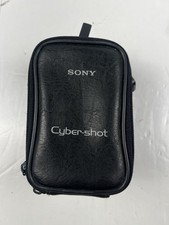 Sony Cyber-Shot Camera Carrying Case Only Compact Black Vintage No Strap