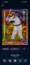 2025 Topps Bunt DIGITAL Gilded Carlton Fisk