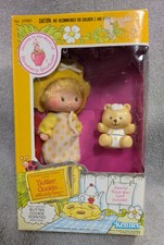 NEW Sealed 1982 Butter Cookie Doll w Jelly Bear Strawberry Shortcake Doll NIB