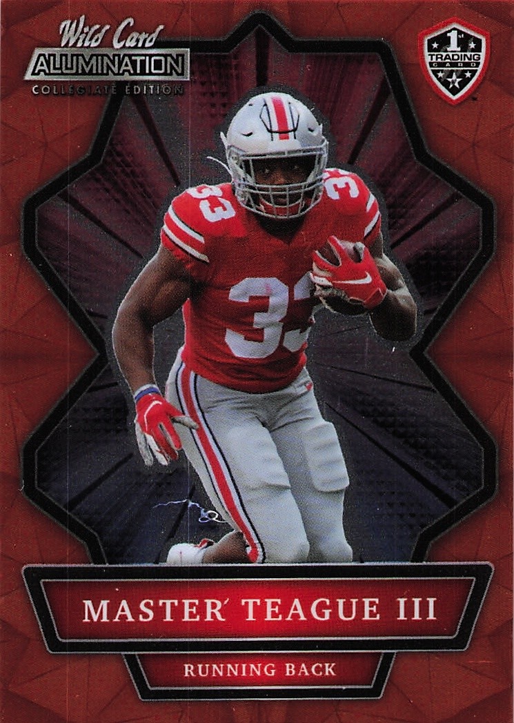 2021 Wild Card Alumination NIL #ANBC-56 Master Teague III Magenta