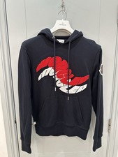 Moncler Maglia Hoodie Navy Blue Hoodie Hoody Size Small