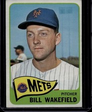 1965 Topps Baseball #167 Bill Wakefield, Vg/Ex, Mets