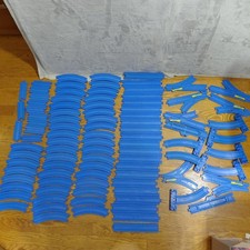 TOMY Thomas Friends Trackmaster Blue Train Track Lot Tracks 94 PC VTG Plarail