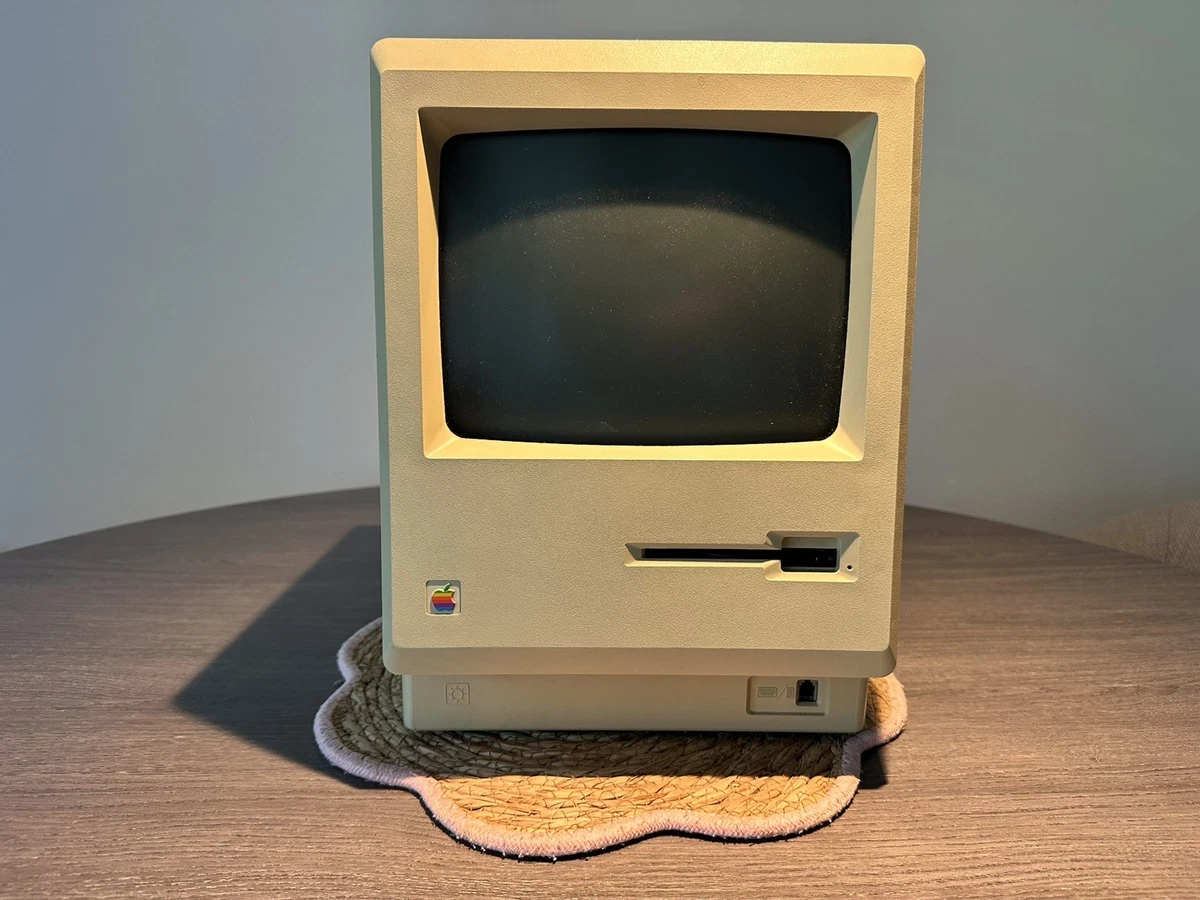 Apple Macintosh 128k 1984 Original Early Mac M0001 - Bag, Mouse, Cable, Manual