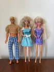 Barbie Doll Lot Of 3 Vintage 80s 90's Barbie And Ken