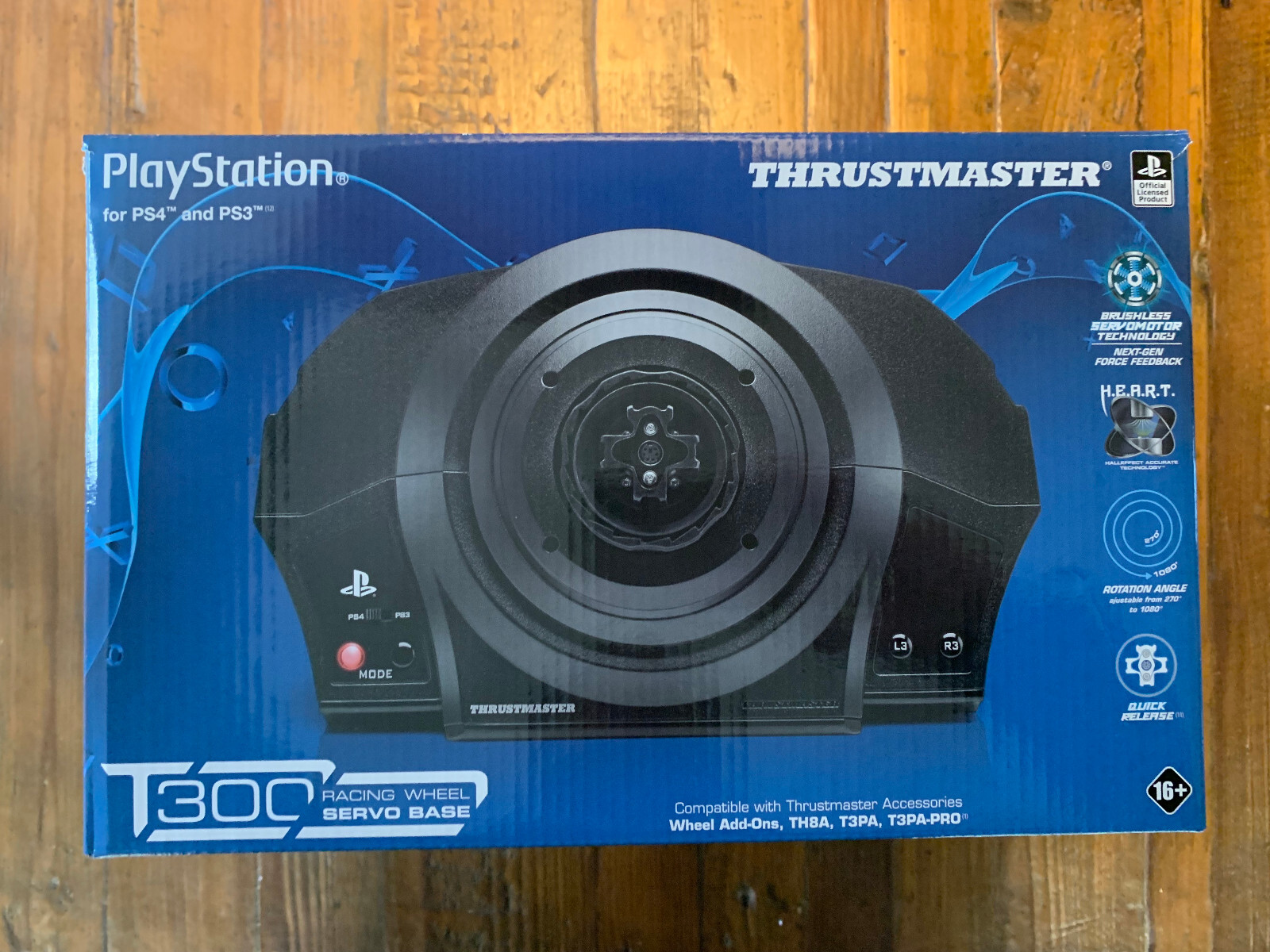 Thrustmaster T300 Racing Wheel Servo Base PS5 PS4 PS3 PC COMPLETE IN