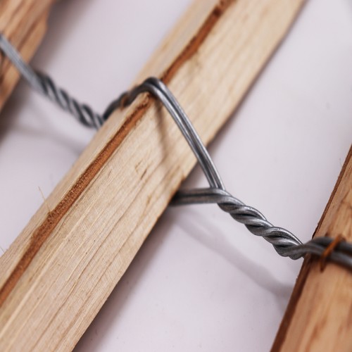 15 m stake fence 100 cm high slat spacing 4-6 cm garden fence chestnut fence fence - Picture 5 of 7