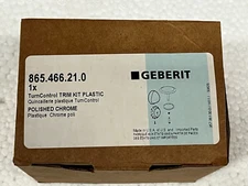 Geberit 865.466.21.0 Turn Control Trim Kit Plastic Polished Chrome F2