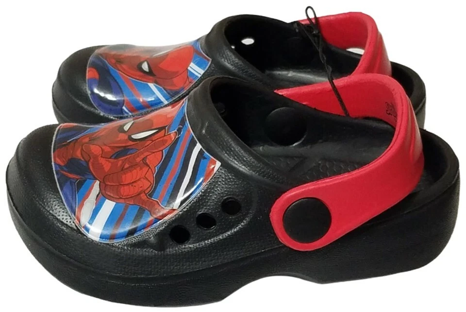 Zuecos Marvel Clásicos Spider-Man Unisex Niño Niña Niño Pequeño (EE. UU. Talla 8) Nuevo con etiquetas/Raro Foto 3 de 4