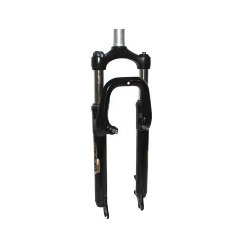 Fourche VTT 26 Pouces Acier Noire - Filetée 1 Pouce - V-Brake - NEUVE