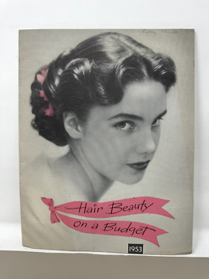 Hair Beauty On A Budget 1953 Booklet Gillette Ad Salon GIFT