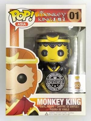 Funko Pop Asia Gold Monkey King (Near Mint) # 01 Monkey King (Protector)