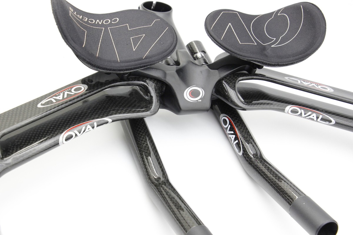 NOS Oval A921 Jetstream Carbon Aerobars 26.0x400mm w/ 90mm SCCS TT